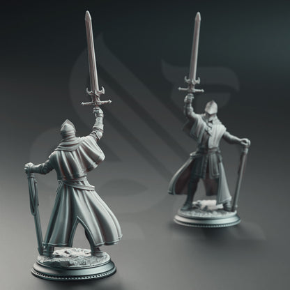 Vicar Atticus - The Priest Knight | 32mm / 75mm Scale