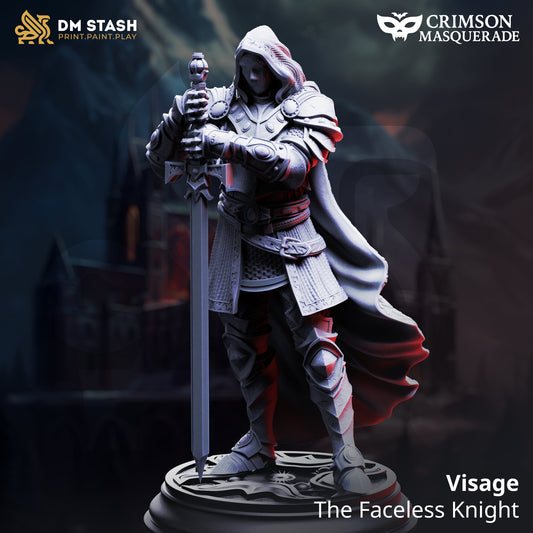Visage - The Faceless Knight | 32mm / 75mm Scale | DM Stash