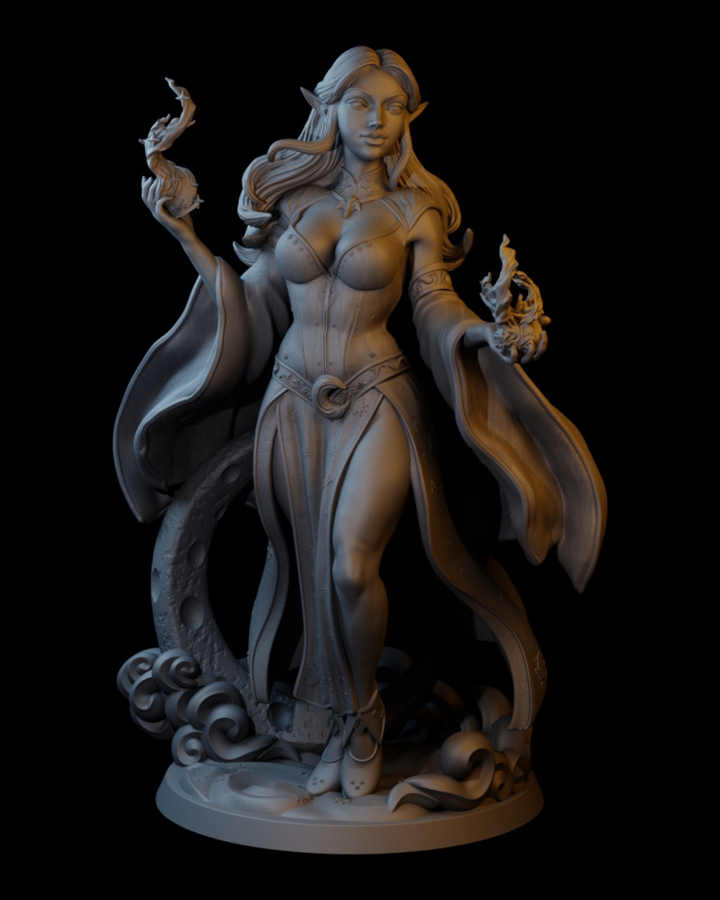 Selene Starwhisper | 35mm / 75mm | Hold My Miniatures