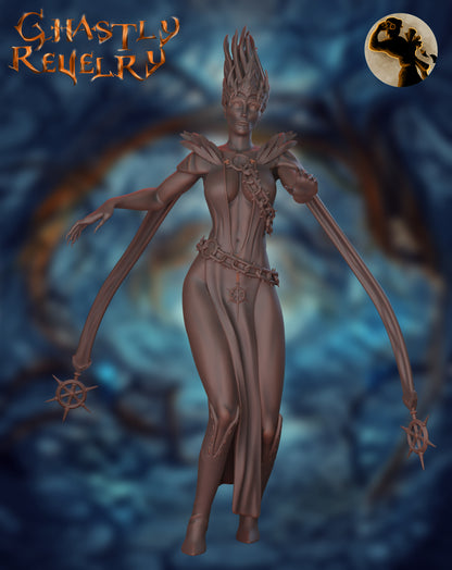 Lucianna the Ghost Queen | 75mm Scale | The Printer's Apprentice