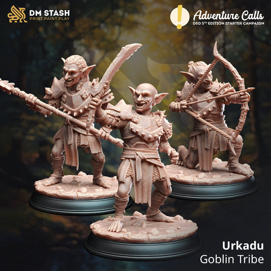 Urkadu Goblin Tribe | 32mm / 75mm Scale | DM Stash