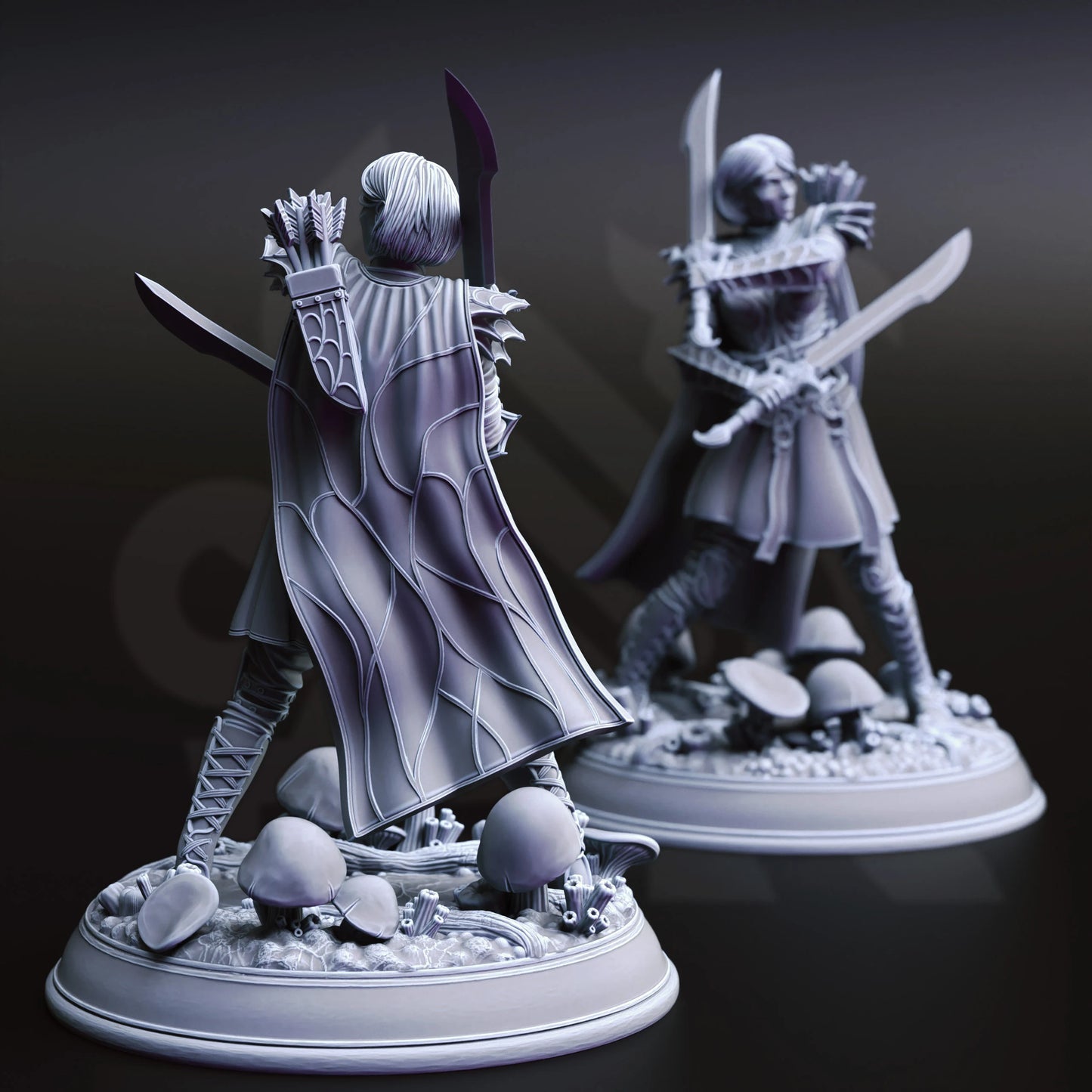Irinax's Chosen - Drow Soldiers | 32mm / 75mm Scale | DM Stash