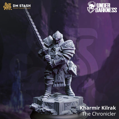 Kharmir Kilrak - The Chronicler | 32mm / 75mm Scale | DM Stash