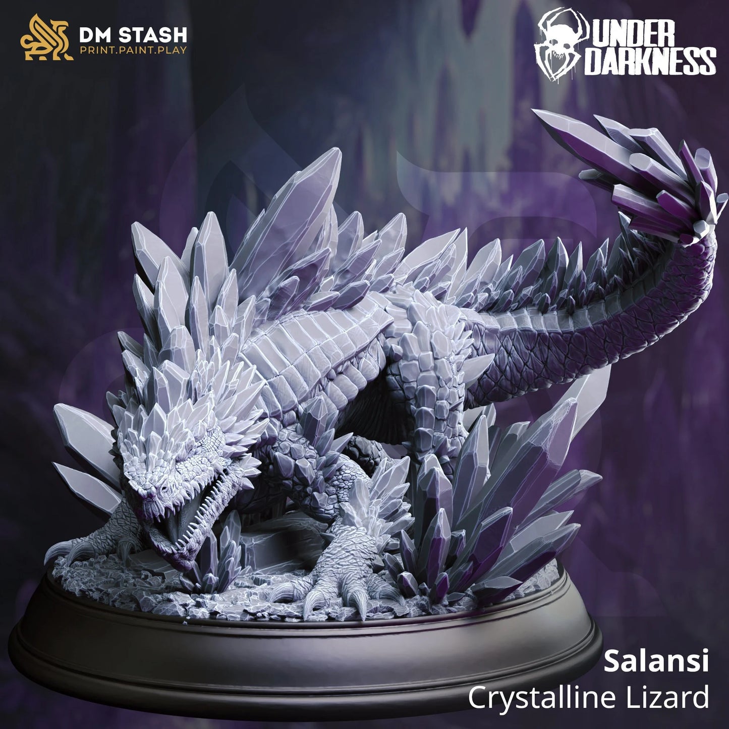 Salansi - Crystalline Lizard | 32mm Scale | DM Stash