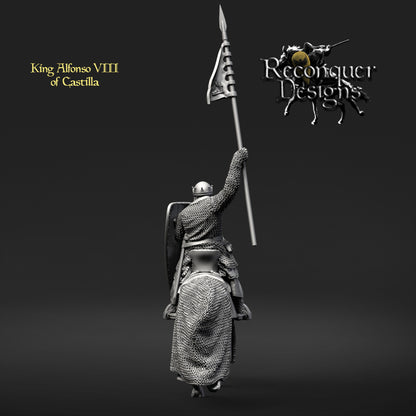 King Alfonso VIII of Castilla | 28mm Scale | Reconquer Designs