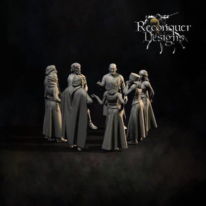 12th - 13th Century Nobles Set "B" | 28mm Scale | Reconquer Designs
