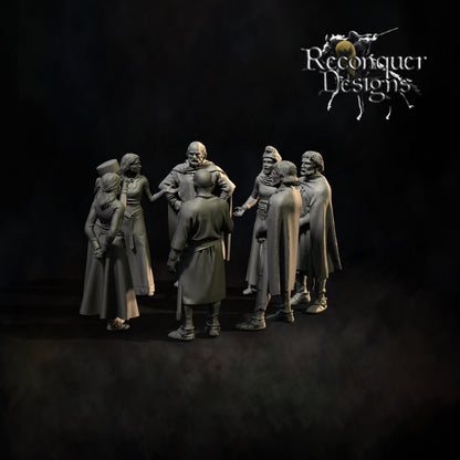 12th - 13th Century Nobles Set "B" | 28mm Scale | Reconquer Designs