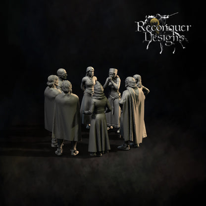 12th - 13th Century Nobles Set "B" | 28mm Scale | Reconquer Designs