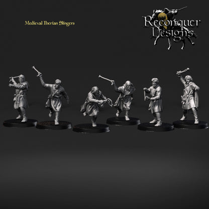 Medieval Iberian Slingers | 28mm Scale | Reconquer Designs