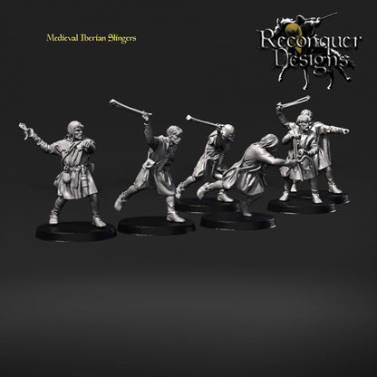 Medieval Iberian Slingers | 28mm Scale | Reconquer Designs