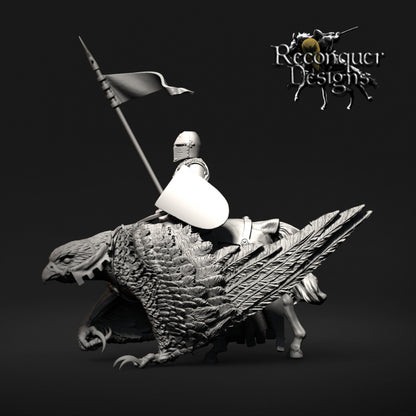 Duke on Hippogriff | 28mm Scale | Reconquer Designs
