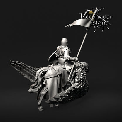 Duke on Hippogriff | 28mm Scale | Reconquer Designs