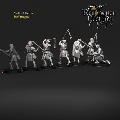 Medieval Iberian Slingers | 28mm Scale | Reconquer Designs