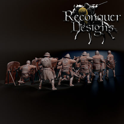 14th - 15th Century Heavy Crossbowmen | 28mm Scale | Reconquer Designs
